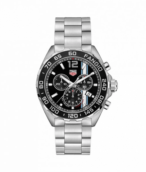 Tag Heuer Formula 1 Chronograph Black Dial Silver Steel Strap Watch for Men - CAZ101H.BA0842 Authentic Buy Shop Now