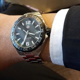Tag Heuer Formula 1 Quartz Black Dial Silver Steel Strap Watch for Men - WAZ1110.BA0875 Authentic Buy Shop Now
