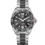 Tag Heuer Formula 1 Calibre 5 Anthracite Dial Two Tone Steel Strap Watch for Men - WAZ2011.BA0843 Authentic Buy Shop Now