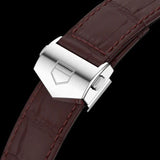 Tag Heuer Aquaracer Caliber 5 Black Dial Brown Leather Strap Watch for Men - WAY201M.FC6474 Authentic Buy Shop Now