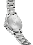 Tag Heuer Aquaracer Quartz Mother of Pearl White Dial Silver Steel Strap Watch for Women - WBD1411.BA0741 Authentic Buy Shop Now