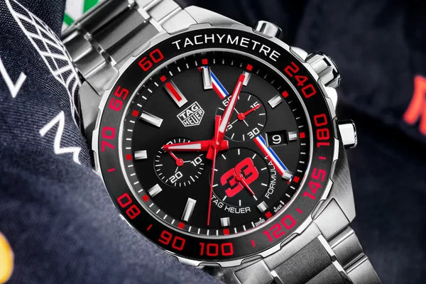 Tag Heuer Formula 1 Max Verstappen Limited Edition Grey Dial Two Tone Steel Strap Watch for Men - CAZ101U.BA0843 Authentic Buy Shop Now