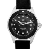 Tag Heuer Aquaracer Quartz Mother of Pearl Black Dial Black NATO Strap Watch for Women - WAY131M.FT6092 Authentic Buy Shop Now