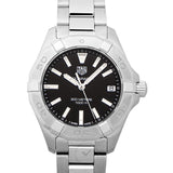 Tag Heuer Aquaracer Black Dial Silver Steel Strap Watch for Women - WBD1310.BA0740 Authentic Buy Shop Now