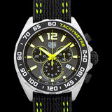 Tag Heuer Formula 1 Chronograph Grey Dial Black Nylon Strap Watch for Men - CAZ101AG.FC8304 Authentic Buy Shop Now