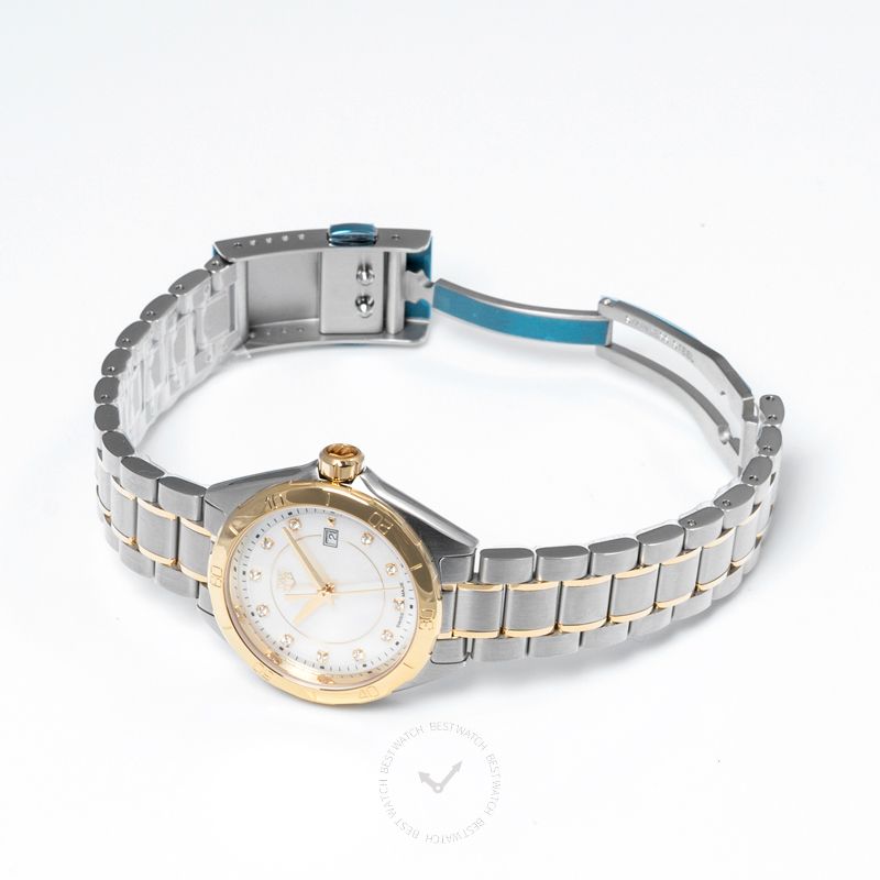 Tag Heuer Formula 1 Diamonds Mother of Pearl White Dial Two Tone Steel Strap Watch for Women - WBJ1421.BB0648 Authentic Buy Shop Now