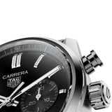 Tag Heuer Carrera Chronograph Black Dial Silver Steel Strap Watch for Men - CBN2010.BA0642 Authentic Buy Shop Now