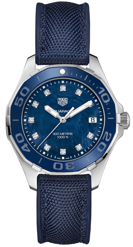 Tag Heuer Aquaracer Blue Mother of Pearl Dial Watch for Women - WAY131L.FT6091 Authentic Buy Shop Now