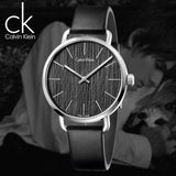 Calvin Klein Even Black Dial Black Leather Strap Watch for Women - K7B231C1 Authentic Buy Shop Now