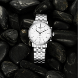 Tissot Carson Premium White Dial Silver Steel Strap Watch For Men - T122.417.11.011.00 Authentic Buy Shop Now