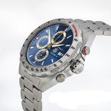 Tag Heuer Formula 1 Automatic Chronograph Blue Dial Silver Strap Watch for Men - CAZ2015.BA0876 Authentic Buy Shop Now