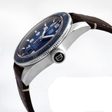 Tag Heuer Autavia Calibre 5 Automatic Blue Dial Brown Leather Strap Watch for Men - WBE5116.FC8266 Authentic Buy Shop Now