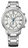 Tommy Hilfiger Claudia White Dial Silver Steel Strap Watch for Women - 1781819 Authentic Buy Shop Now