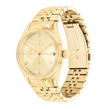Tommy Hilfiger Monica Quartz Gold Dial Gold Steel Strap Watch For Women - 1782592 Authentic Buy Shop Now