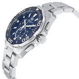 Tag Heuer Aquaracer Blue Dial SIlver Steel Strap Watch for Men - CAY111B.BA0927 Authentic Buy Shop Now