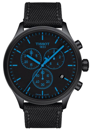 Tissot Chrono XL Quartz Black Dial Black Nylon Strap Watch For Men - T116.617.37.051.00 Authentic Buy Shop Now