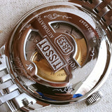 Tissot T Classic Powermatic 80 Black Dial Silver Steel Strap Watch For Men - T41.1.483.52 Authentic Buy Shop Now