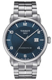 Tissot Luxury Powermatic 80 Blue Dial Silver Steel Strap Watch For Men - T086.407.11.047.00 Authentic Buy Shop Now