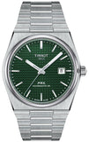 Tissot PRX Powermatic 80 Green Dial Silver Steel Strap Watch For Men - T137.407.11.091.00 Authentic Buy Shop Now
