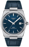 Tissot PRX Powermatic 80 Blue Dial Blue Leather Strap Watch for Men - T137.407.16.041.00 Authentic Buy Shop Now
