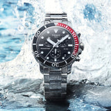 Tissot Seastar 1000 Chronograph Black Dial Silver Steel Strap Watch For Men - T120.417.11.051.01 Authentic Buy Shop Now