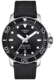 Tissot Seastar 1000 Powermatic 80 Black Dial Black Nylon Strap Watch For Men - T120.407.17.051.00 Authentic Buy Shop Now