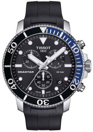 Tissot Seastar 1000 Quartz Chronograph Watch For Men - T120.417.17.0251.02 Authentic Buy Shop Now