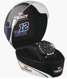 Tissot T Race Chronograph Blue Dial Blue Silicone Strap Watch For Men - T115.417.37.041.00 Authentic Buy Shop Now