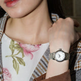 Tissot T Classic Carson Automatic White Dial Silver Steel Strap Watch For Women - T085.207.11.011.00 Authentic Buy Shop Now