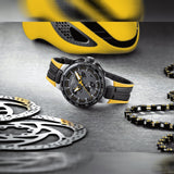 Tissot T Bike Cycling Tour de France Black Dial Two Tone Rubber Strap Watch For Men - T111.417.37.441.00 Authentic Buy Shop Now