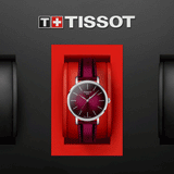 Tissot Everytime Lady Burgundy Dial Burgundy Leather Strap Watch for Women - T143.210.17.331.00 Authentic Buy Shop Now