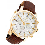 Tommy Hilfiger Harrison White Dial Brown Leather Strap Watch for Men - 1790874 Authentic Buy Shop Now