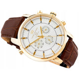 Tommy Hilfiger Harrison White Dial Brown Leather Strap Watch for Men - 1790874 Authentic Buy Shop Now