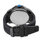 Tommy Hilfiger Sport Multifunction Black Dial Black Rubber Strap Watch for Men - 1790983 Authentic Buy Shop Now