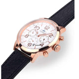 Tommy Hilfiger Jake Multifunction White Dial Black Leather Strap Watch for Men - 1791236 Authentic Buy Shop Now