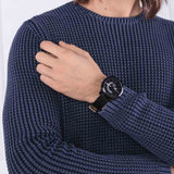 Tommy Hilfiger Denim Quartz Black Dial Black Leather Strap Watch for Men - 1791479 Authentic Buy Shop Now