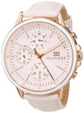 Tommy Hilfiger Carly Cream Dial Cream Leather Strap Watch for Women -1781789 Authentic Buy Shop Now