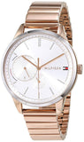 Tommy Hilfiger Brooke Silver Dial Rose Gold Steel Strap Watch for Women - 1782021 Authentic Buy Shop Now