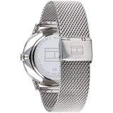 Tommy Hilfiger Hunter Quartz Black Dial Silver Steel Strap Watch for Men - 1791610 Authentic Buy Shop Now
