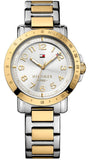 Tommy Hilfiger Damen Silver Dial Two Tone Steel Strap Watch for Women - 1781398 Authentic Buy Shop Now