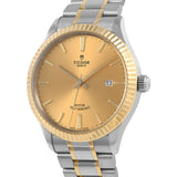 Tudor Style Automatic Gold Dial Two Tone Steel Strap Watch for Men - M12713-0001 Authentic Buy Shop Now