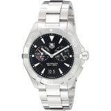 Tag Heuer Aquaracer Quartz Black Dial Silver Steel Strap Watch for Men - WAY111Z.BA0928 Authentic Buy Shop Now