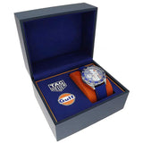 Tag Heuer Formula 1 Gulf Edition Blue Dial Blue Leather Strap Watch for Men - CAZ101N.FC8243 Authentic Buy Shop Now