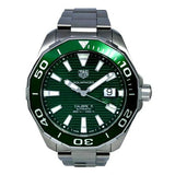 Tag Heuer Aquaracer Green Dial Watch for Men - WAY201S.BA0927 Authentic Buy Shop Now