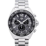 Tag Heuer Formula 1 Anthracite Dial Silver Steel Strap Watch for Men - CAZ1011.BA0842 Authentic Buy Shop Now
