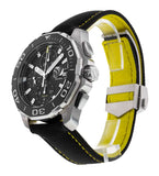 Tag Heuer Aquaracer Automatic Chronograph Black Dial Black Nylon Strap Watch for Men - CAY211A.FC6361 Authentic Buy Shop Now
