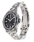 Tag Heuer Aquaracer Caliber 5 Automatic Black Dial Silver Steel Strap Watch for Men - WAK2110.BA0830 Authentic Buy Shop Now