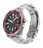 Tag Heuer Aquaracer Black Dial Silver Steel Strap Watch for Men - WAY101B.BA0746 Authentic Buy Shop Now