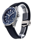 Tag Heuer Aquaracer Quartz Blue Dial Blue Rubber Strap Watch for Men - WAY101C.FC6153 Authentic Buy Shop Now