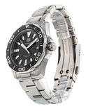 Tag Heuer Aquaracer Black Dial Silver Steel Strap Watch for Men - WAY111A.BA0928 Authentic Buy Shop Now